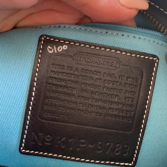 Vintage Coach Canvas Purse - Picture 14 of 16